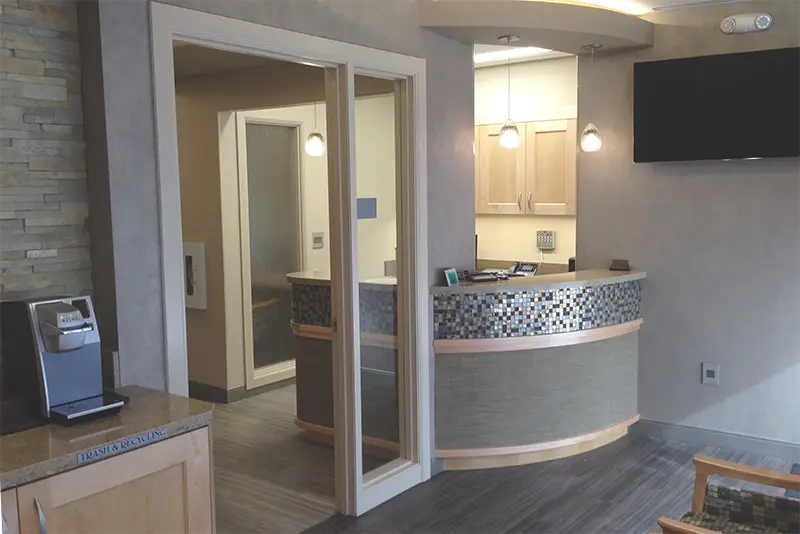 Houston Dental office reception area